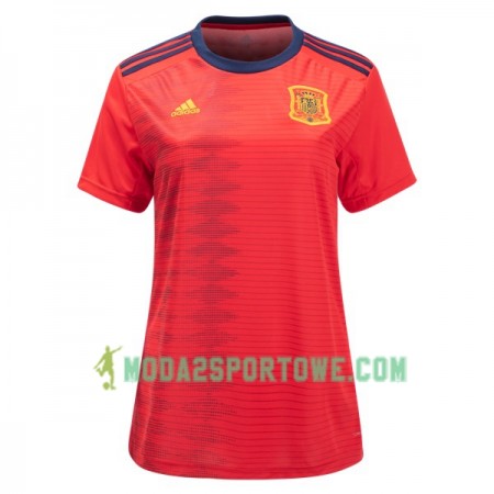 Koszulka Hiszpania Domowe Stroje Piłkarskie Mistrzostwa świata kobiet 2019 Krótki Rękaw